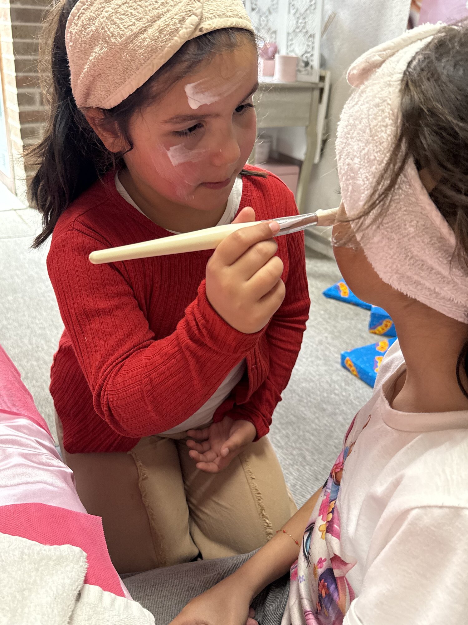 Atelier soin du visage — apprentissage du pinceau